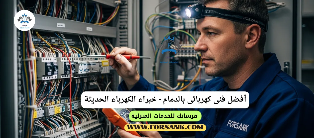 أفضل فني كهربائي بالدمام - متخصصون في الأنظمة الذكية والحديثة خبير كهربائي من فرسانك يقوم ببرمجة لوحة تحكم منزل ذكي (Smart Home) في الدمام
